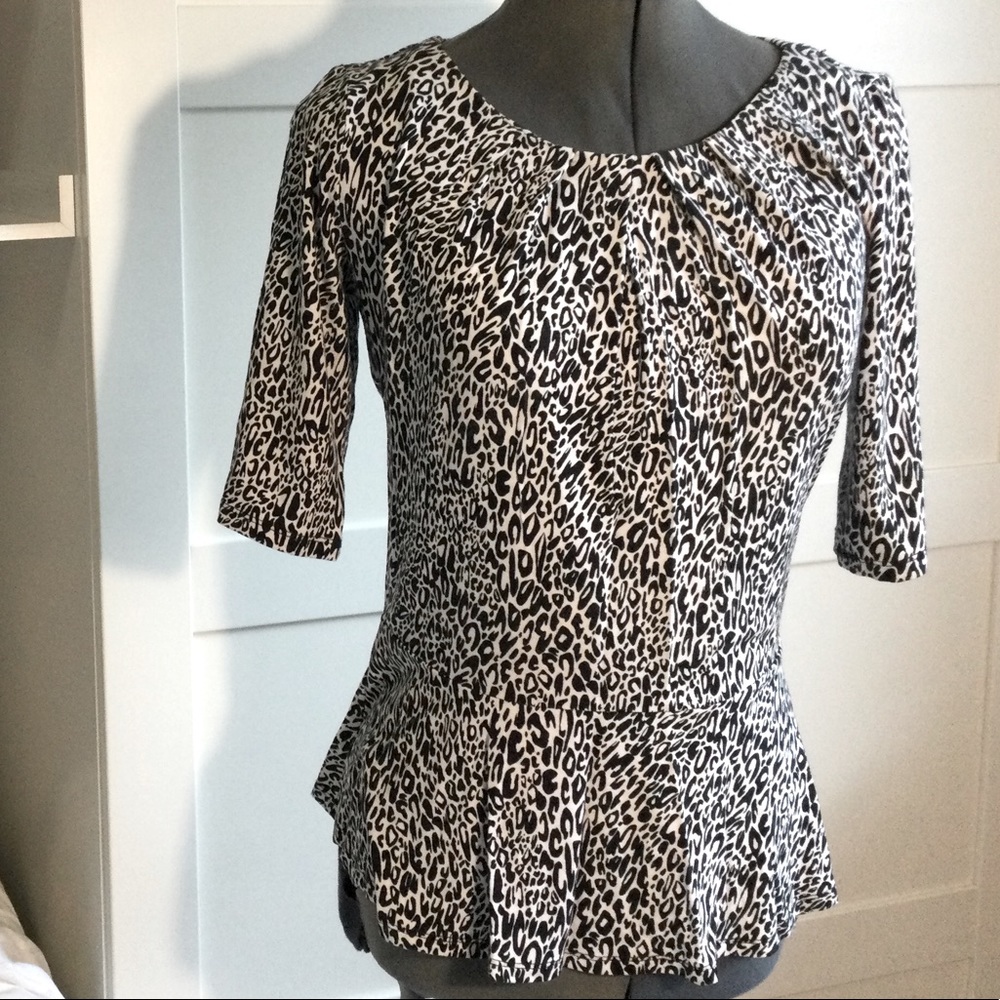 Animal print top